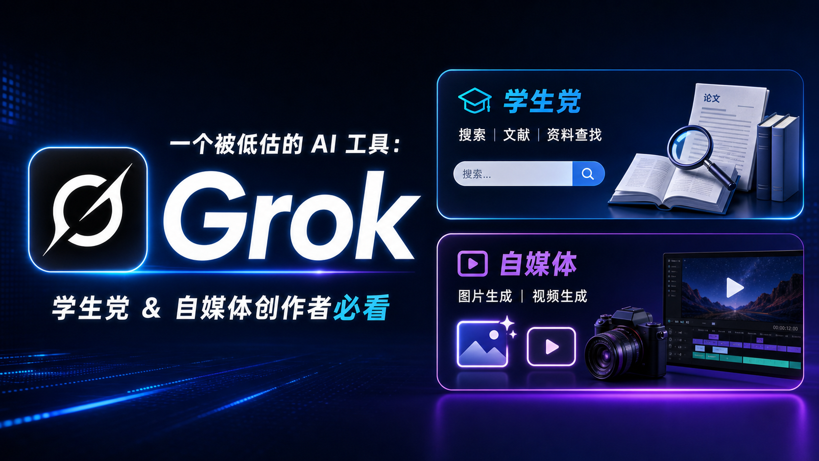 一个被低估的 AI 工具:Grok,学生党和自媒体创作者必看